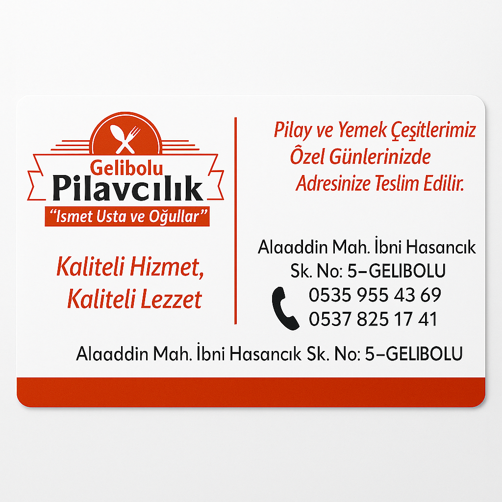 Gelibolu Pilavcılık
